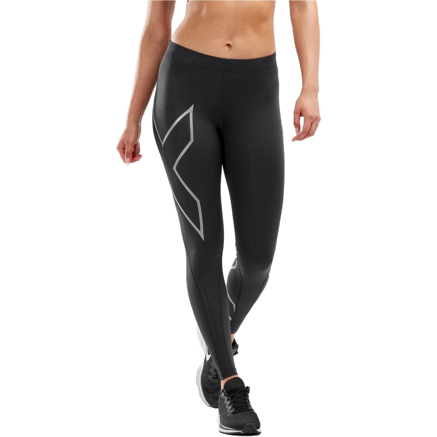 2XU Women's Core Compression Tights - Black/Silver