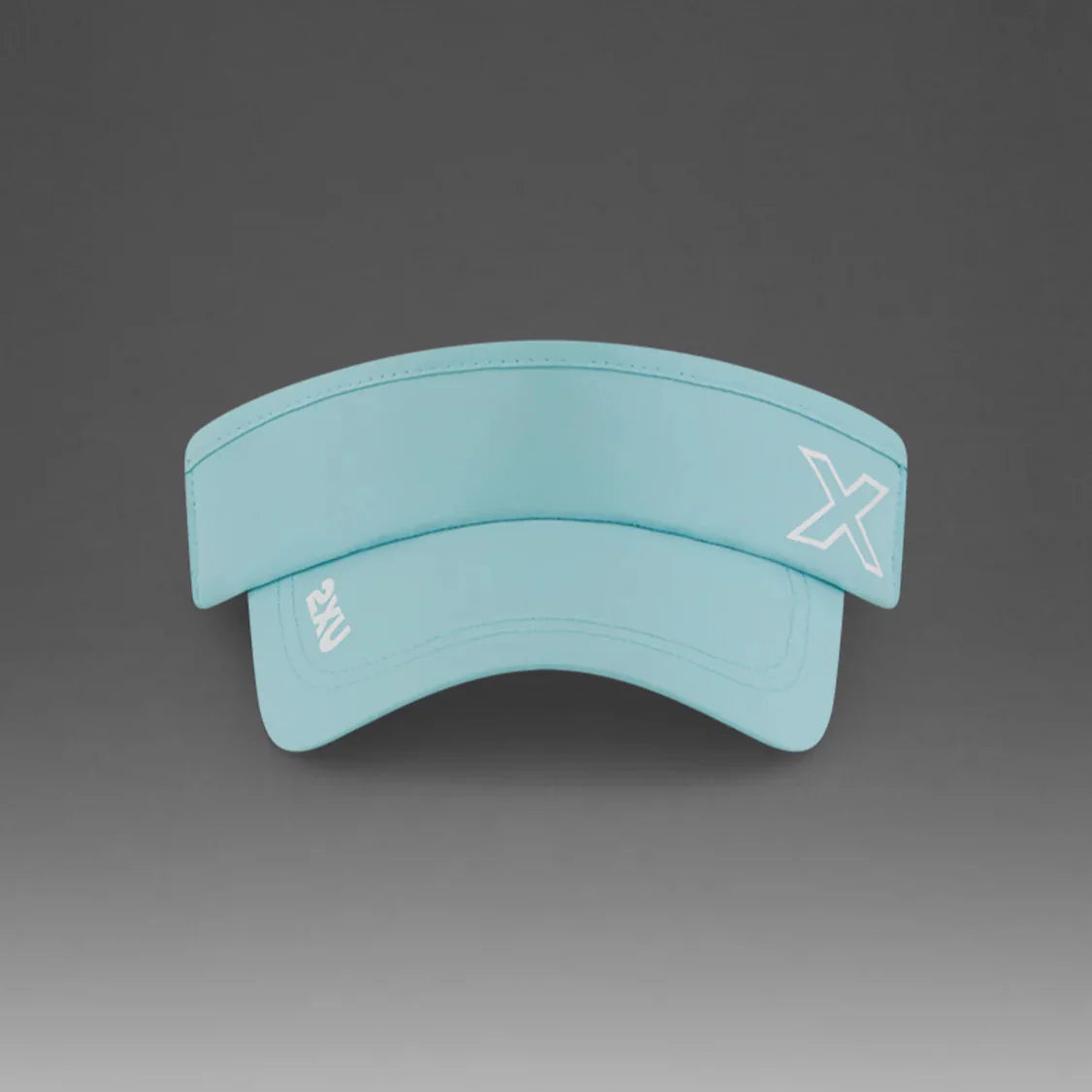 2XU Run Visor | Retro Blue / White