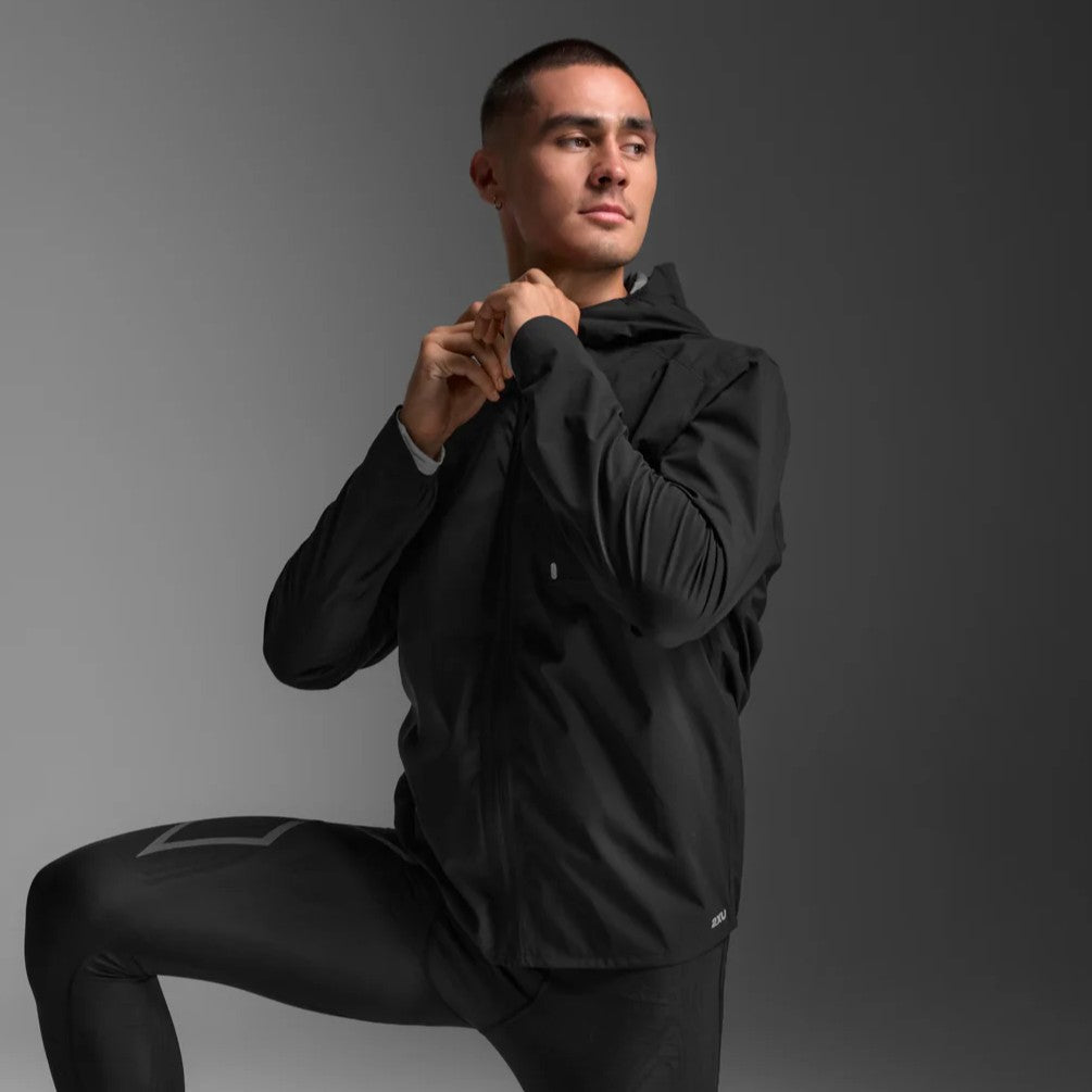 2XU Ignition Shield Jacket | Black / Silver Reflective | Mens