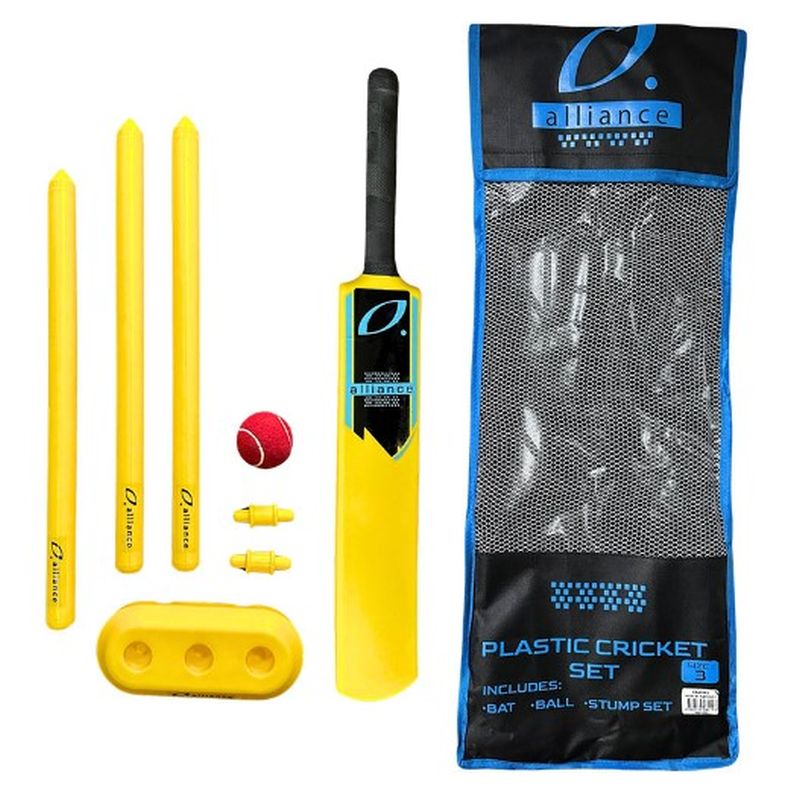 Alliance Plastic Cricket Set - Size 3