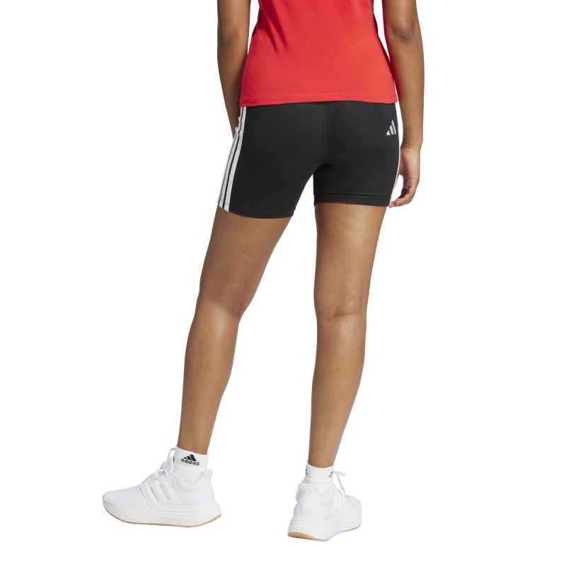 Adidas Womens Essentials 3-Stripes High Waisted Biker Shorts