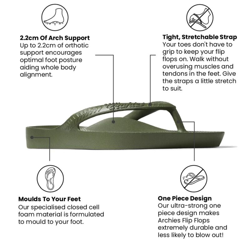 Archies Arch Support Adult Thongs