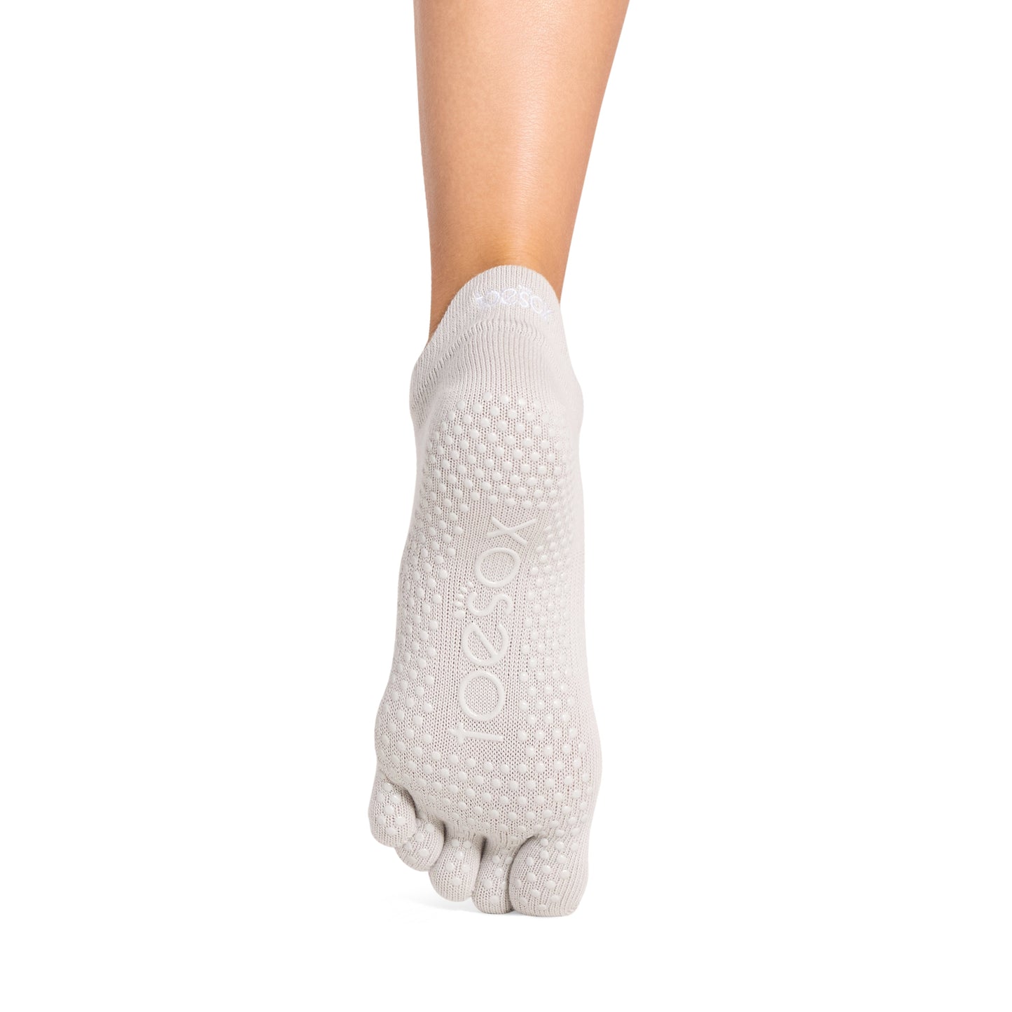 TOESOX Grip Full Toe Low Rise - Dove