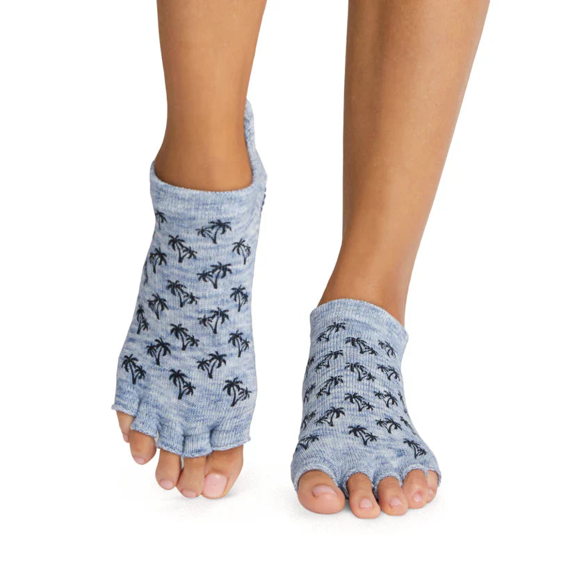 TOESOX Grip Half Toe Low Rise - Deep Sea