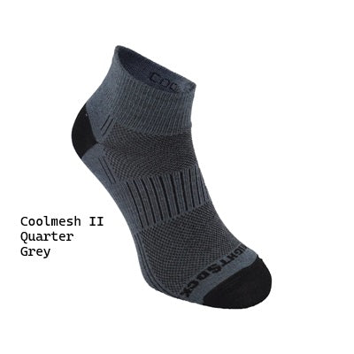WrightSock Cool Mesh II Quarter Sock