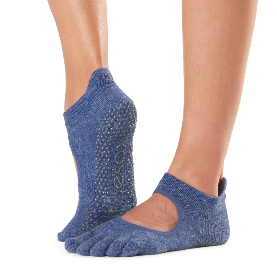 TOESOX Grip Full Toe Bellarina - Navy