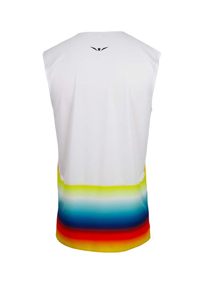 Uglow Men's Vapor Wide Top Tank - White