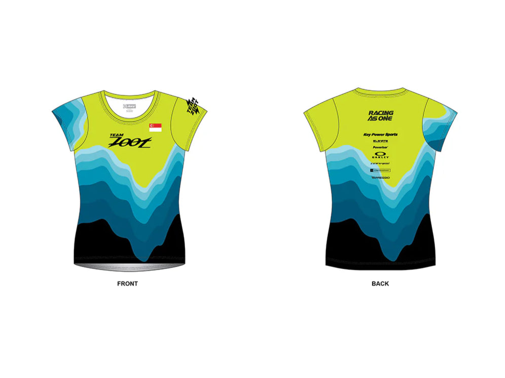 Zoot Women's Run Tee - Aqua Wave