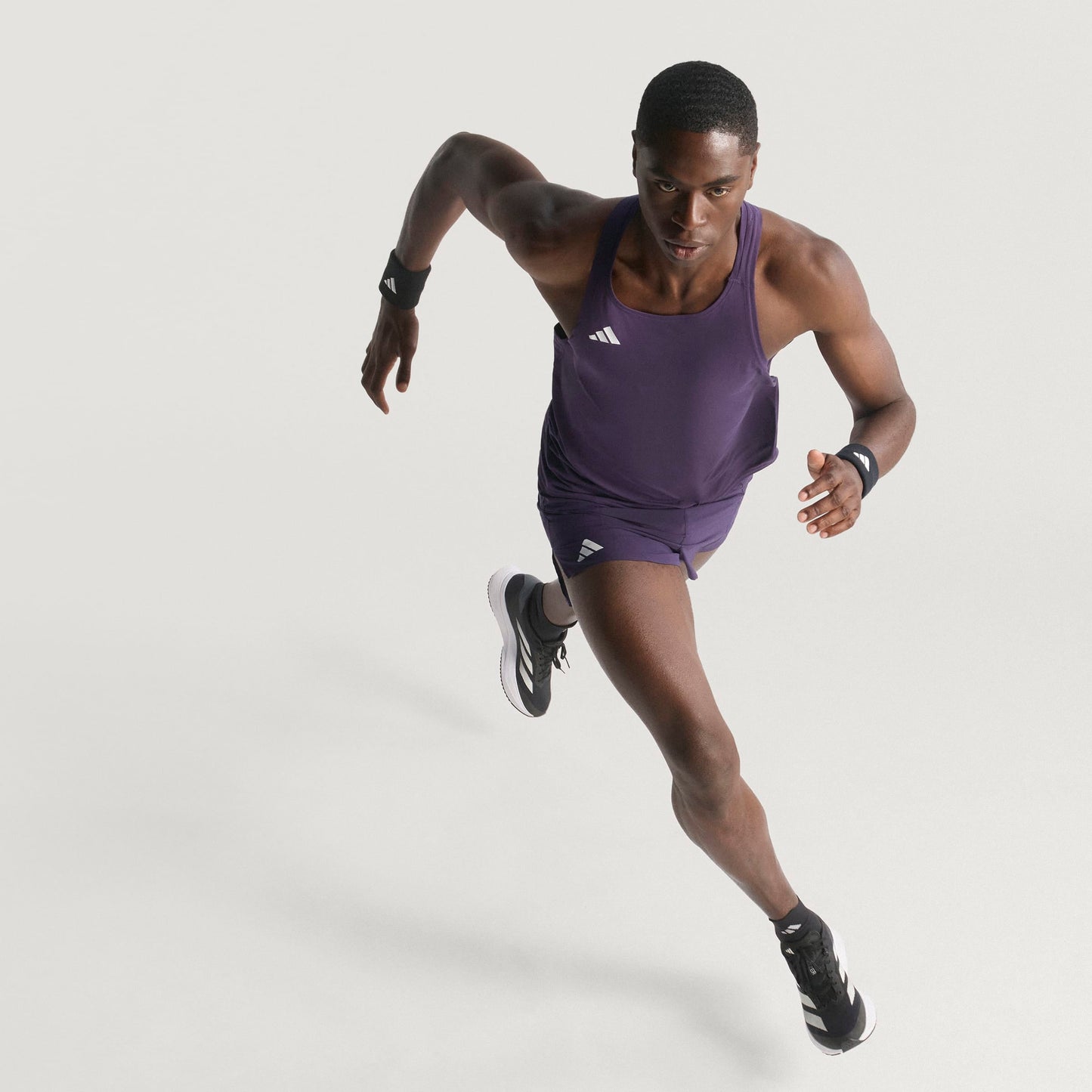 Adidas Adizero Essentials Singlet | Aurora Plum | Mens