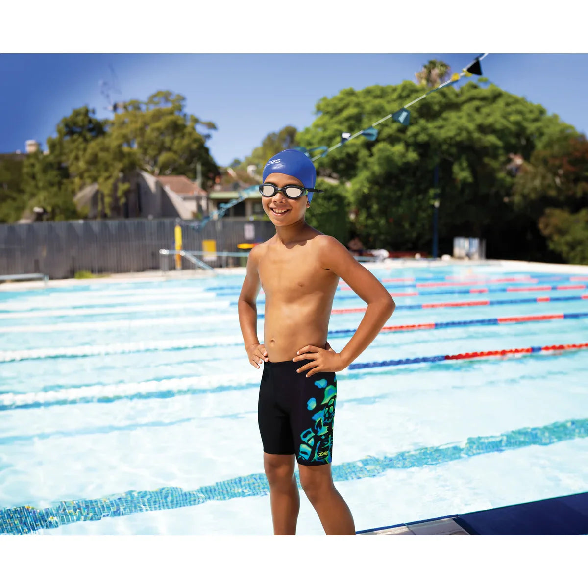 ZOGGS Boy's Mid Jammer - LANK (Lanky Print)