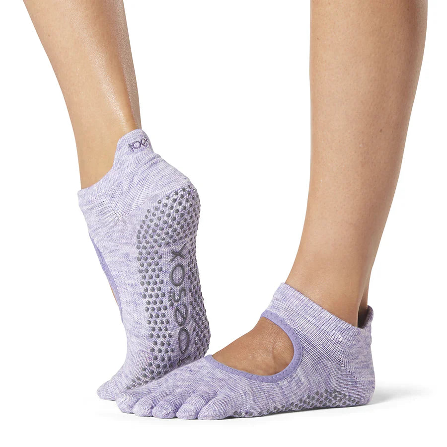 TOESOX Grip Full Toe Bellarina - Heather Purple