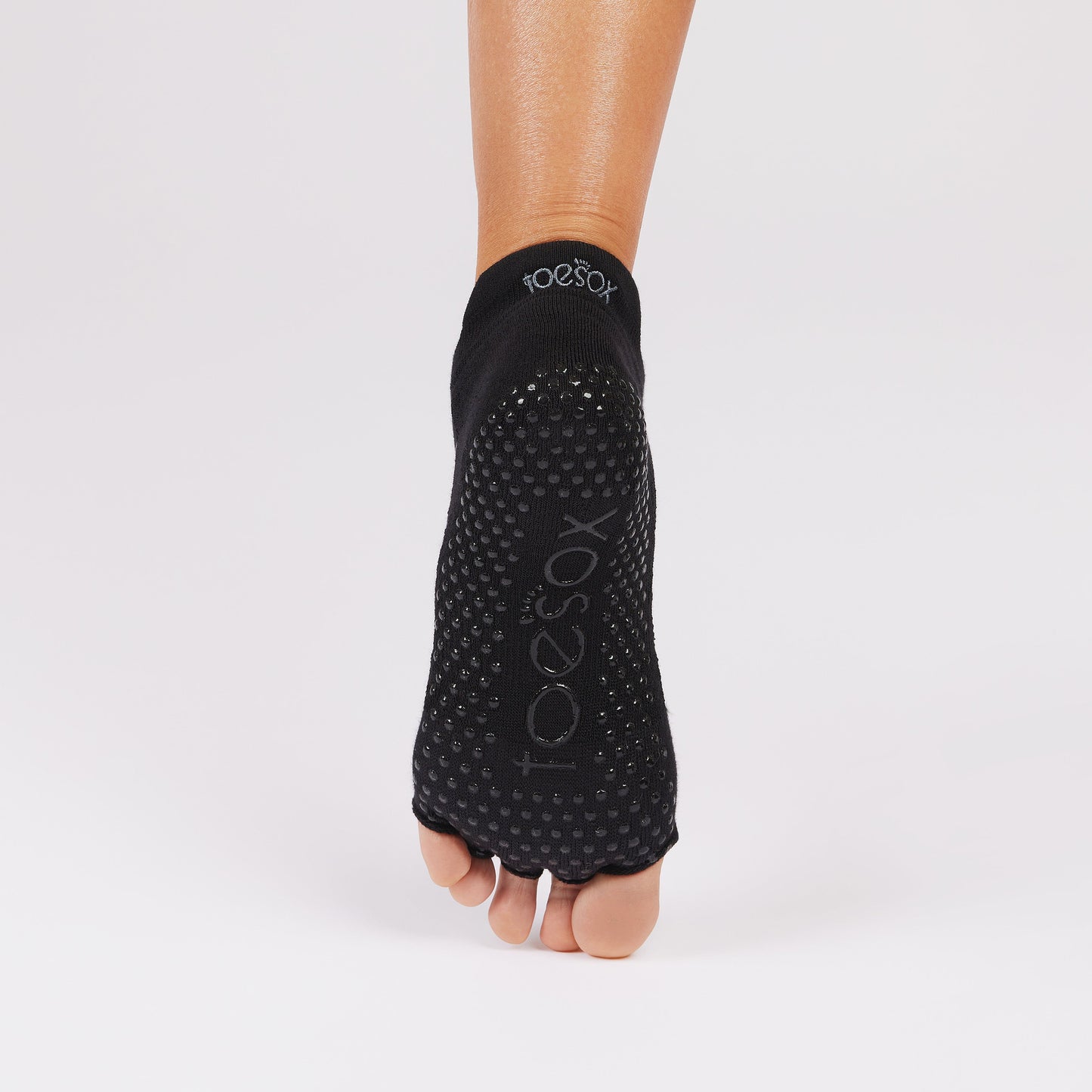 TOESOX Half Toe Ultra Fine Knit Low Rise - Mirage Stripe