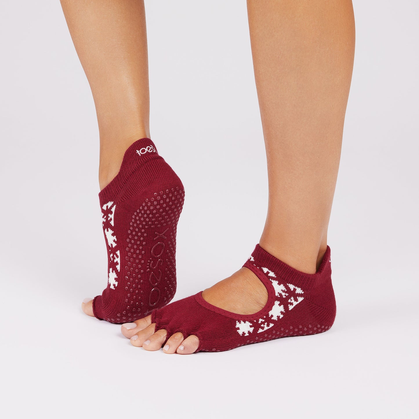 TOESOX Half Toe Bellarina - Ruby