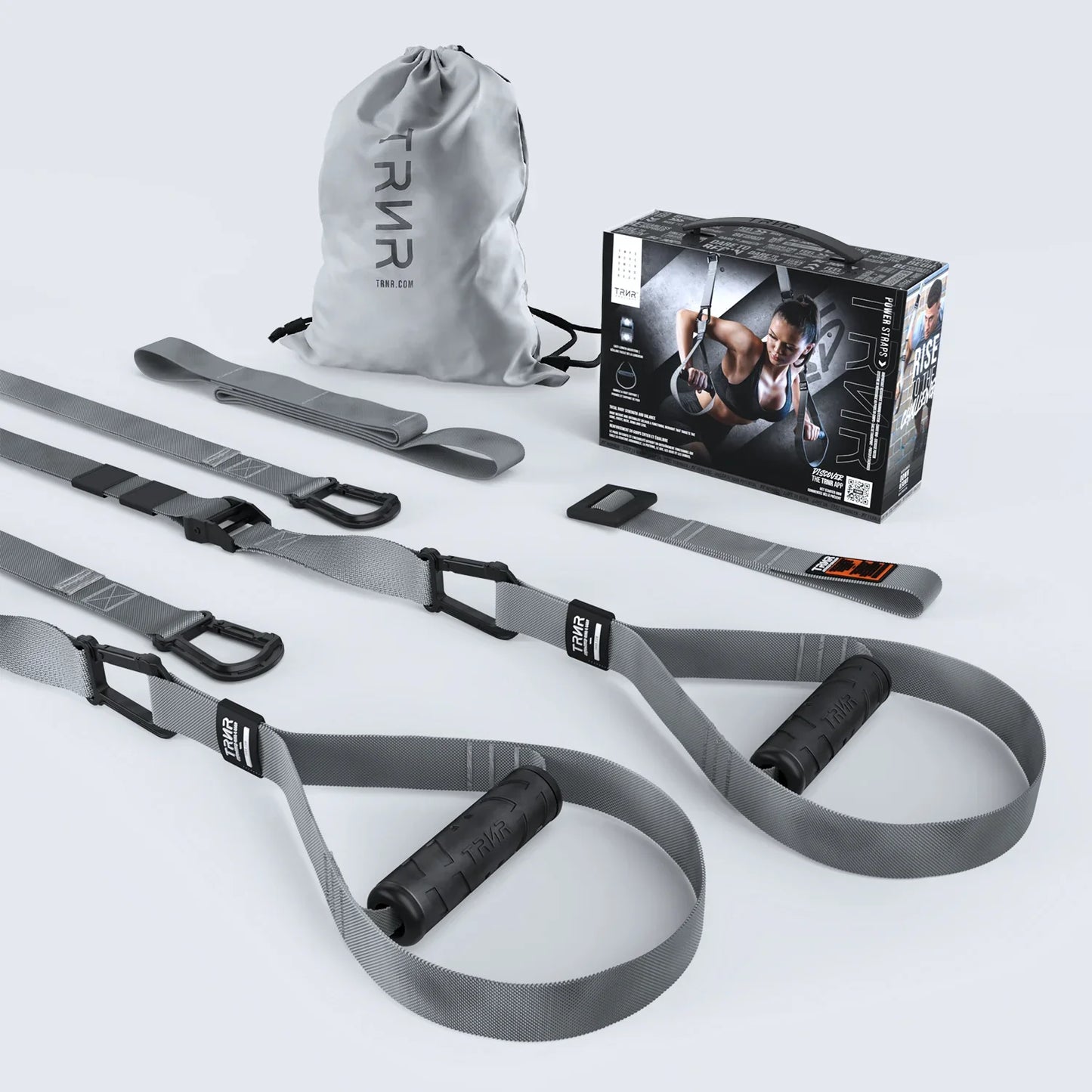 TRNR Power Straps - Silver