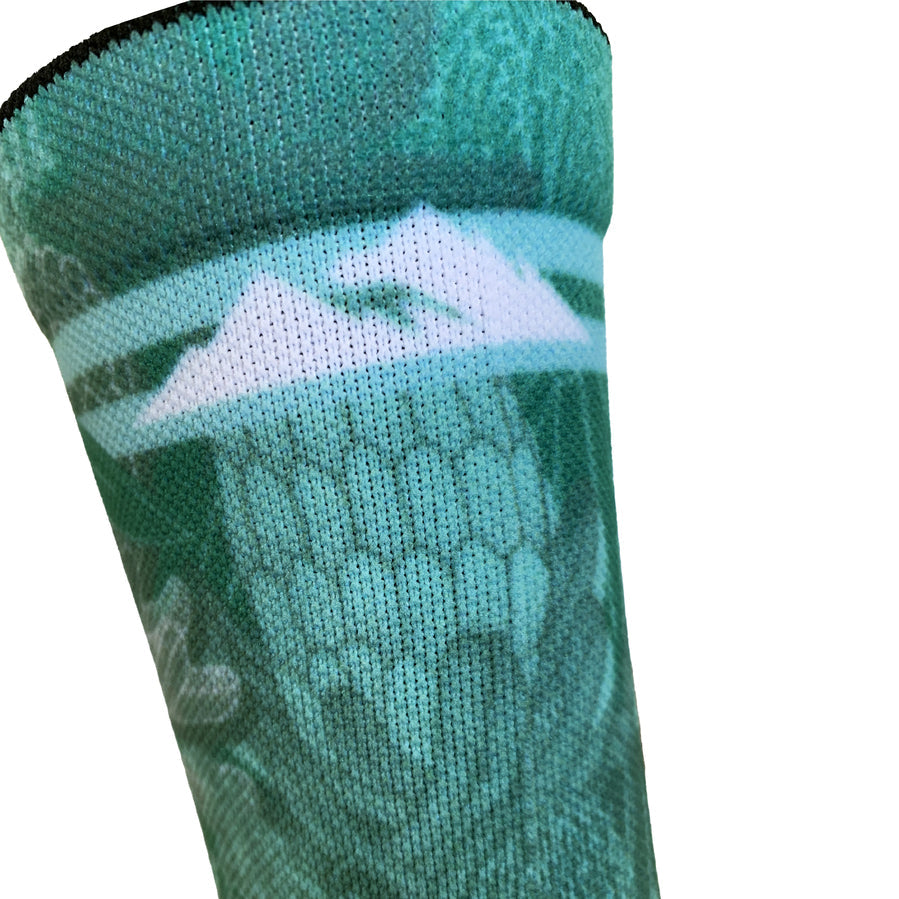 The Trail Co. Running Socks | Green Bloom