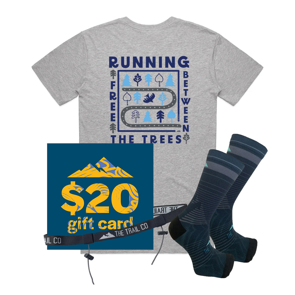 Trail Runner Gift Box Bundle | Grey Running Free | Men's