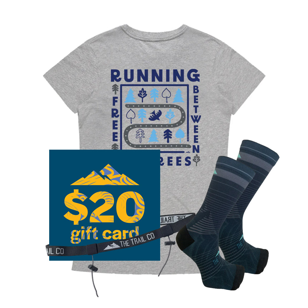 Trail Runner Gift Box Bundle | Grey Running Free | Women's
