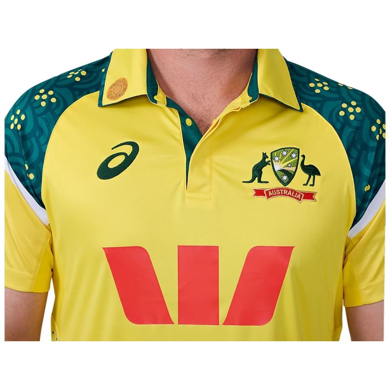 ASICS Cricket Australia Adults Replica ODI Cricket Shirt