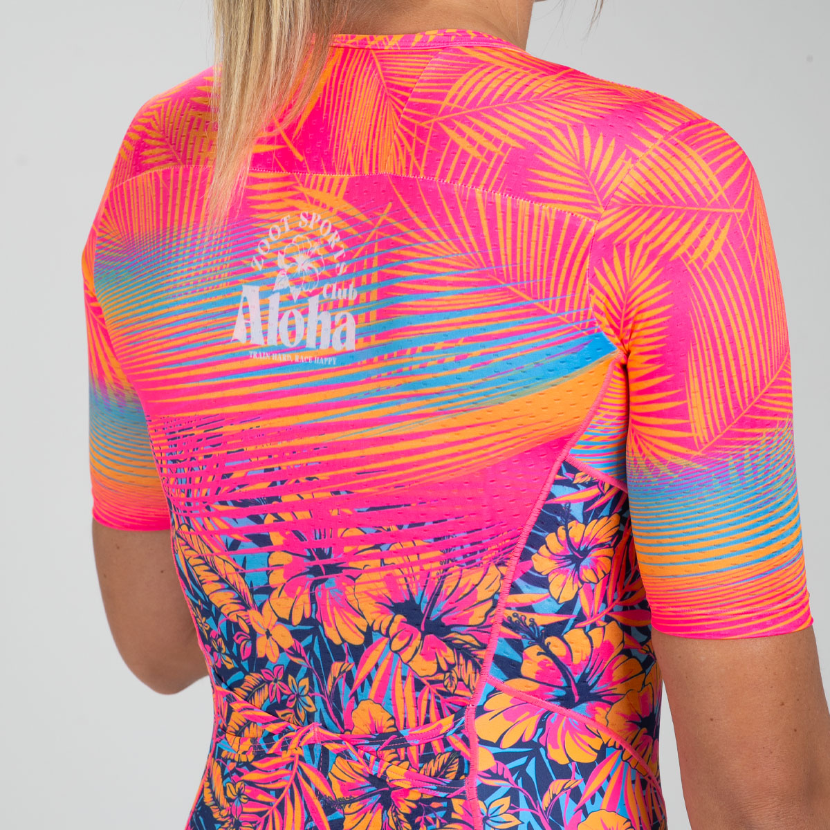 ZOOT Women's Tri AERO FZ Racesuit - Club Aloha