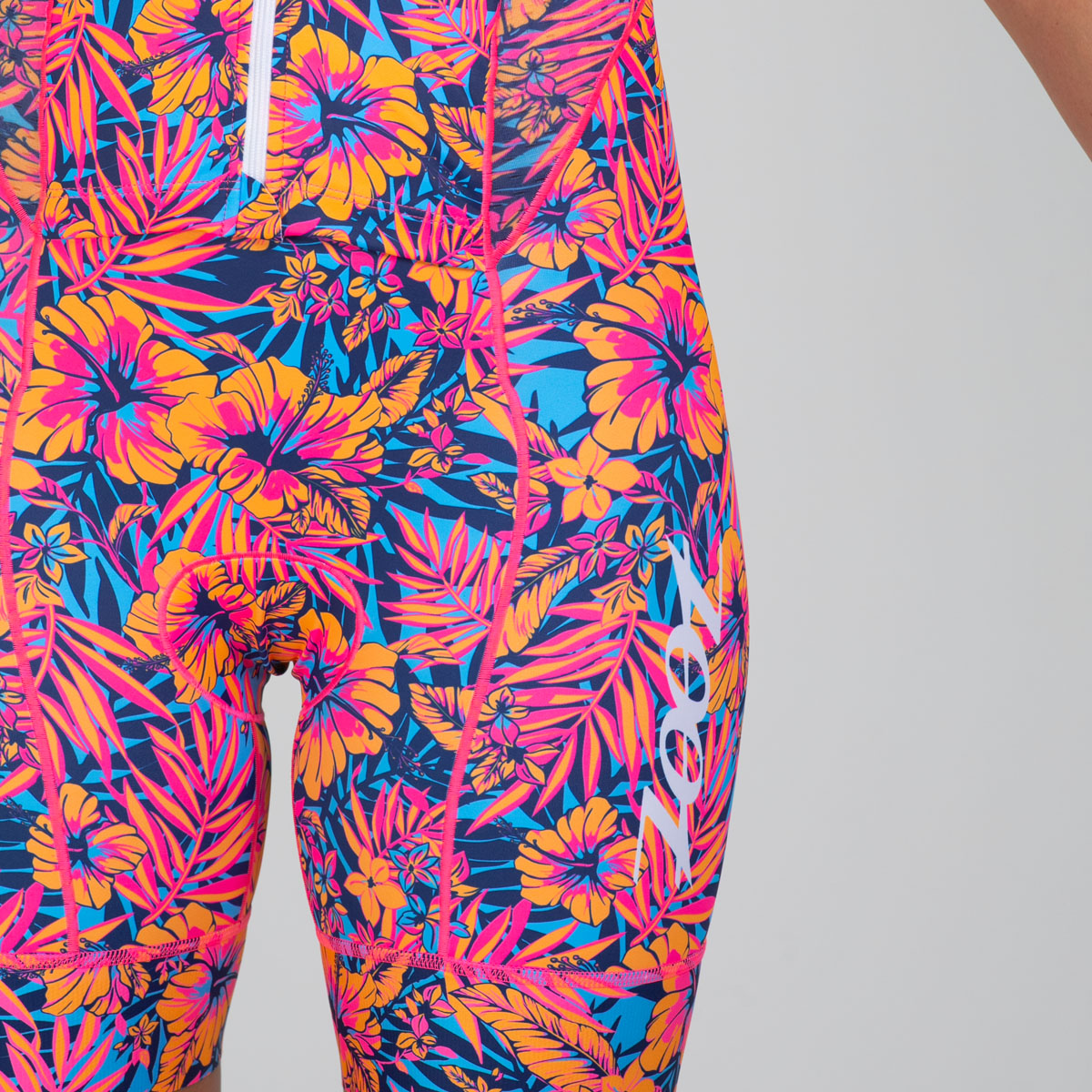 ZOOT Women's Tri SLVS FZ Racesuit - Club Aloha