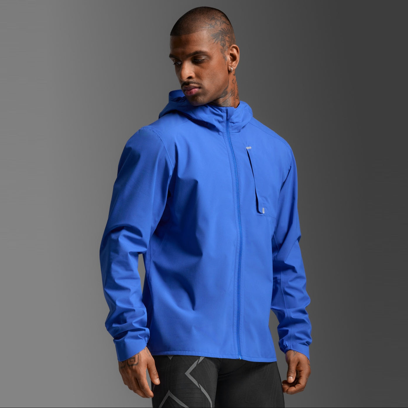 2XU Ignition Shield Jacket | Surf / Silver Reflective | Mens