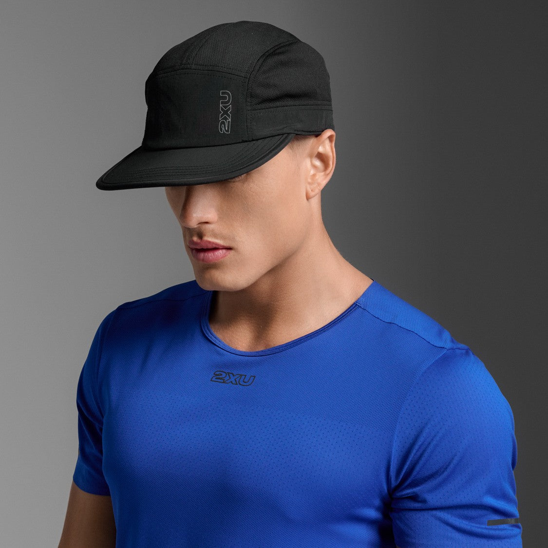 2XU Light Speed Cap | Black / Silver Reflective