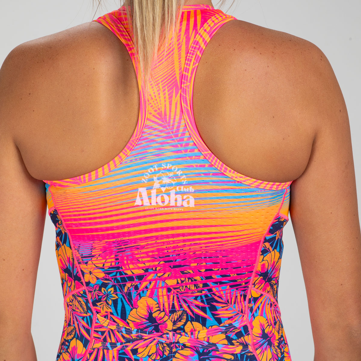 ZOOT Women's Tri SLVS FZ Racesuit - Club Aloha