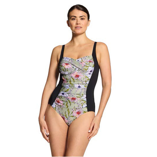 ZOGGS Women's Ruched Front - Freesia Print