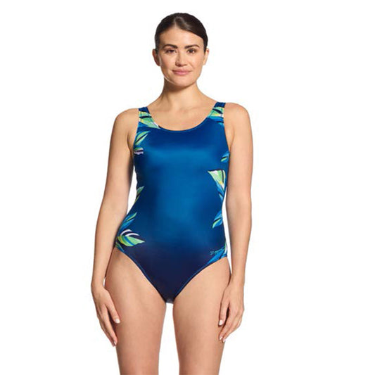 ZOGGS Women's Scoopback (Foam Cups) - Sea Frond Print