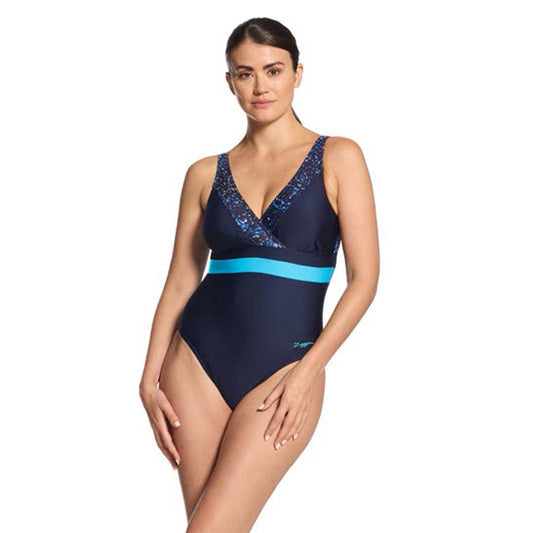 ZOGGS Women's Square Back - Boronia Print