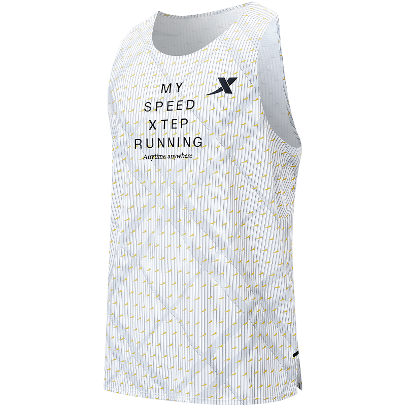 Xtep Unisex's Vest - Pearl White