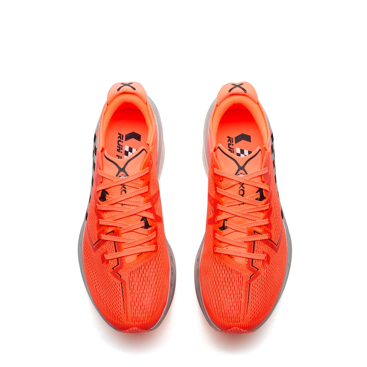 Xtep Women's 160X 7.0 - Super Orange/Black