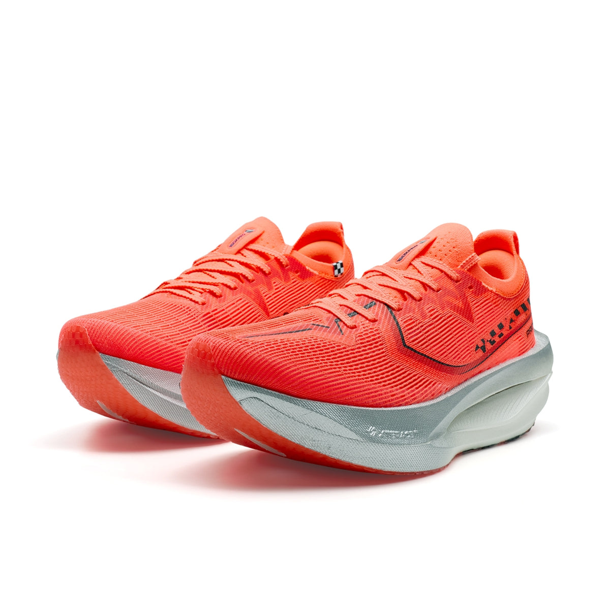 Xtep Women's 160X 7.0 PRO - Super Orange/Black