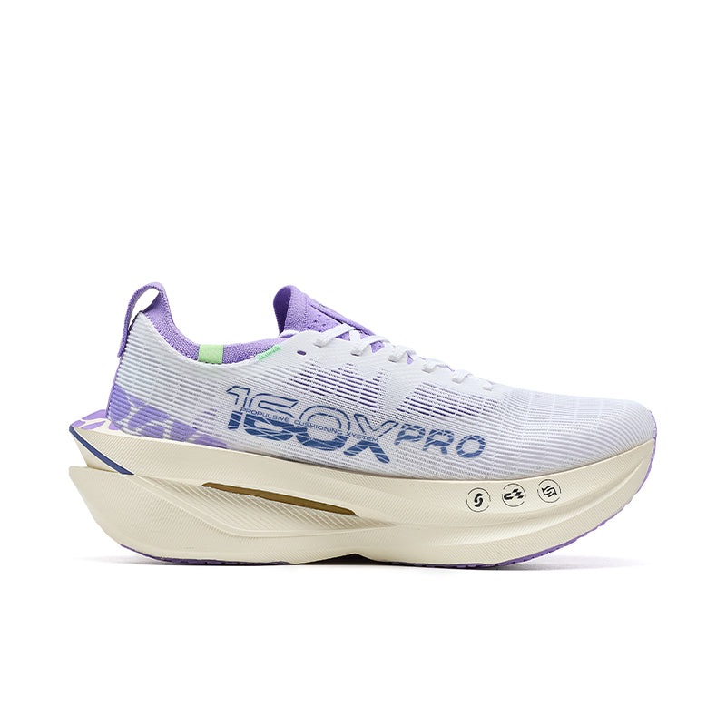 Xtep Women's 160X 7.0 PRO - Classic White/Secret Purple