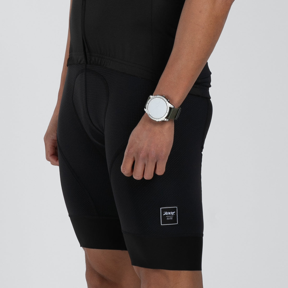 ZOOT Men's Elite Tri 8'' EXOS Short w/Pocket - Black
