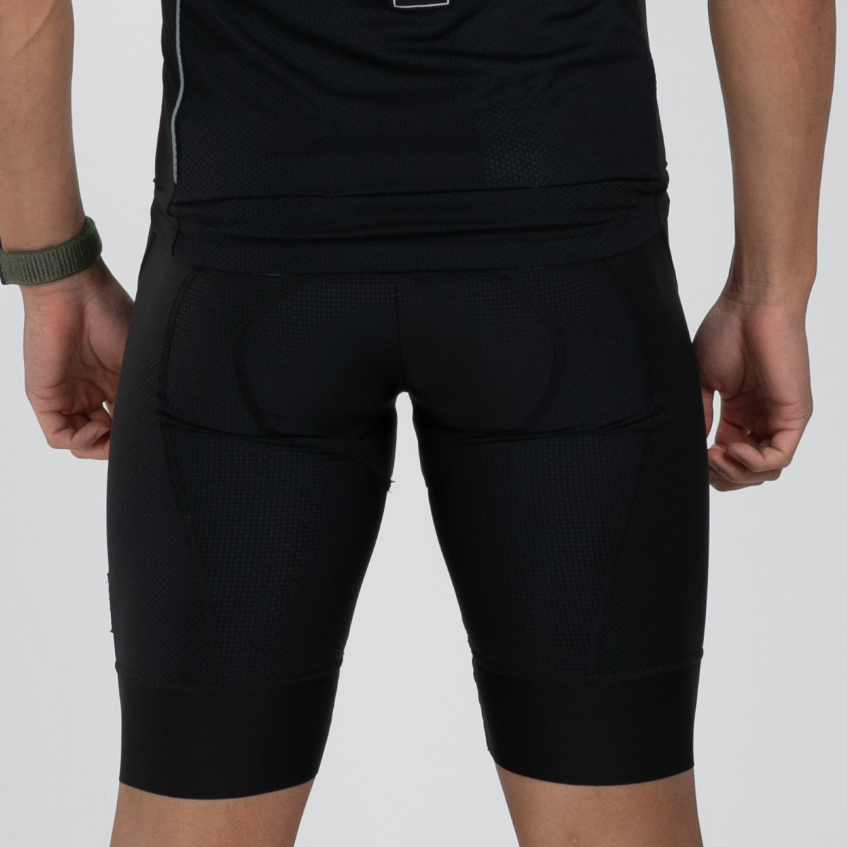 ZOOT Men's Elite Tri 8'' EXOS Short w/Pocket - Black