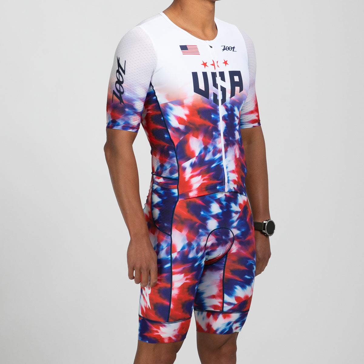 ZOOT Men's Tri Aero FZ Racesuit - Freedom