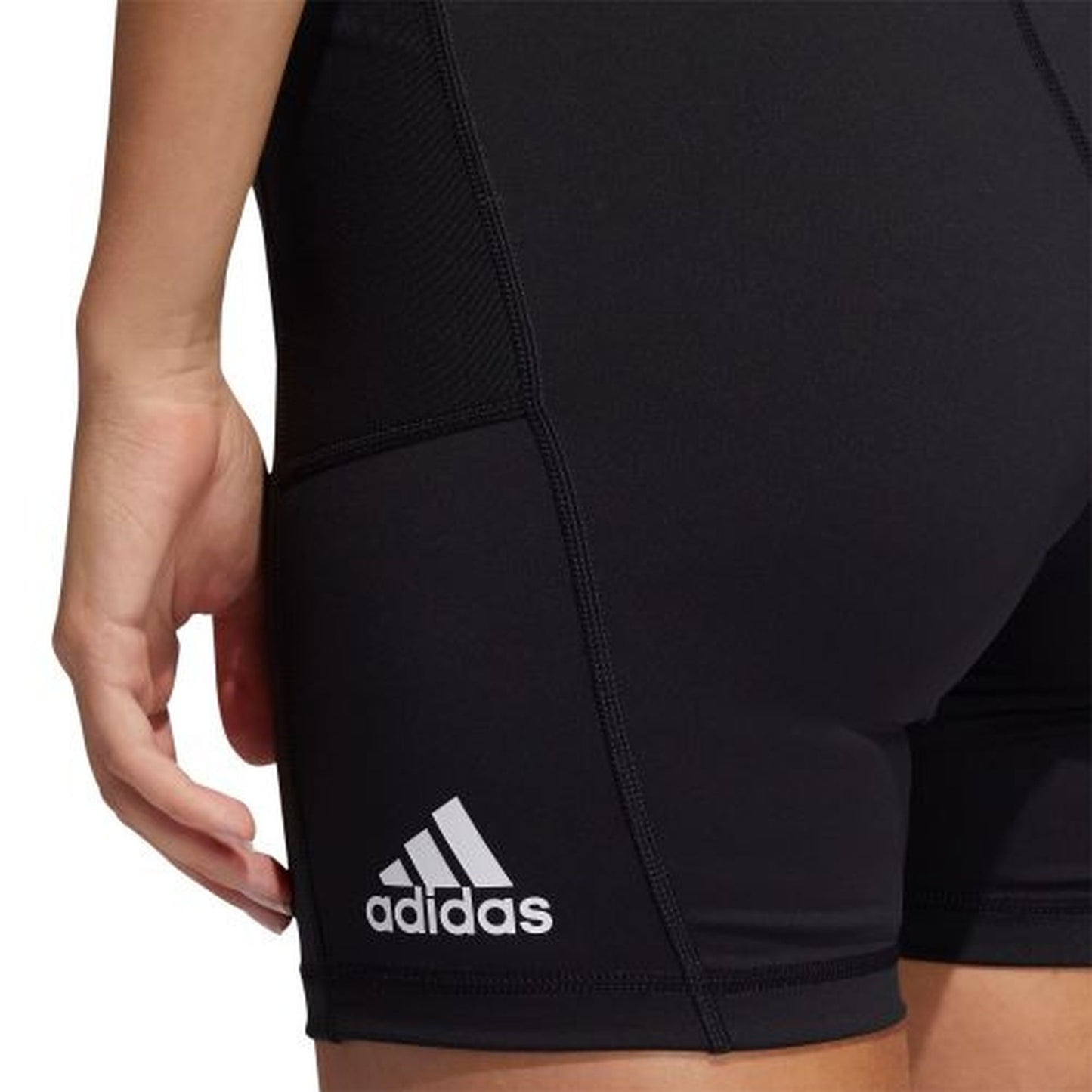 Adidas Womens Techfit Badge of Sport 3-inch Shorts