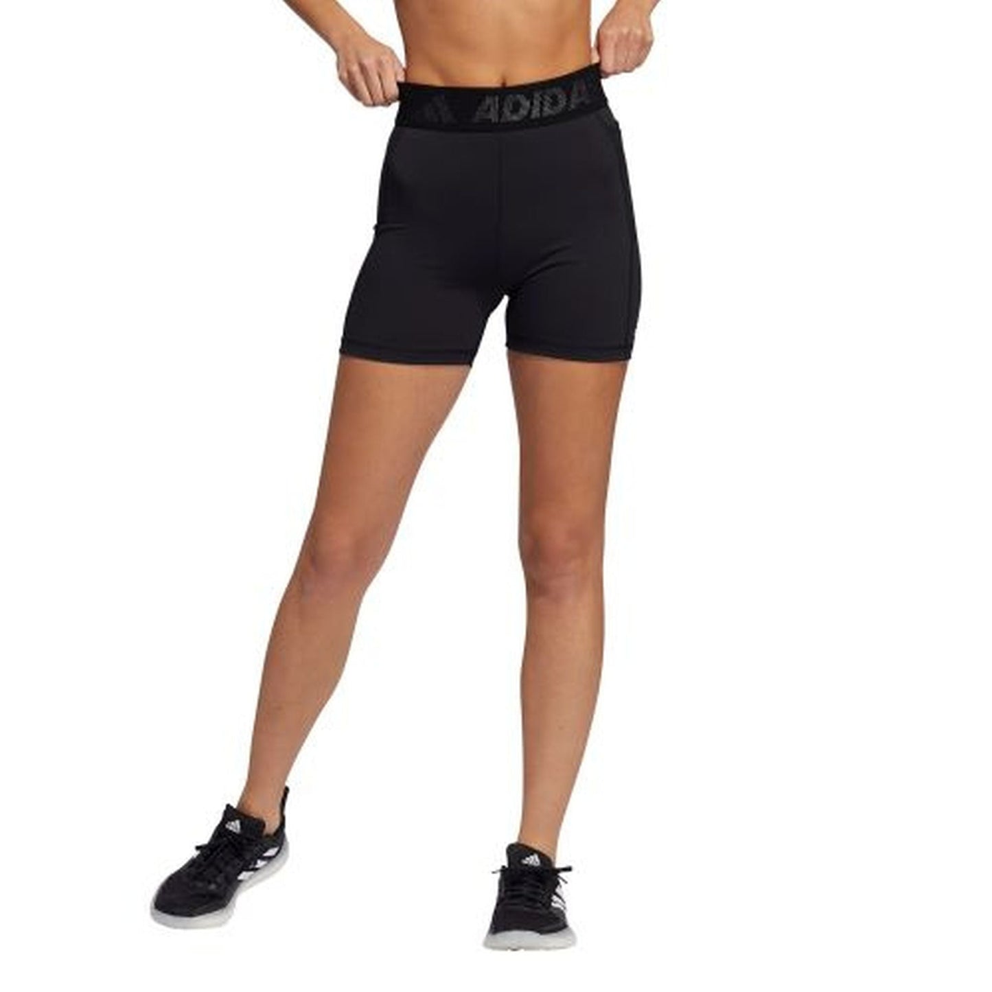 Adidas Womens Techfit Badge of Sport 3-inch Shorts