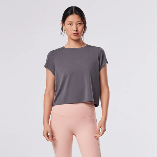 TAVI Relaxed Cap Sleeve Tee - Glacial