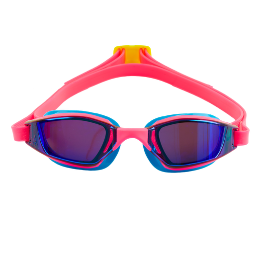 Aqua Sphere Xceed - Blue Titanium Mirrored / Pink
