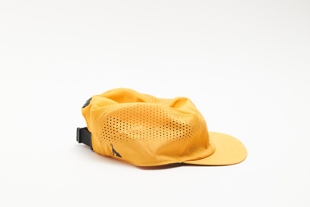 VAGA Feather Racing Cap - Yellow/Navy Blue