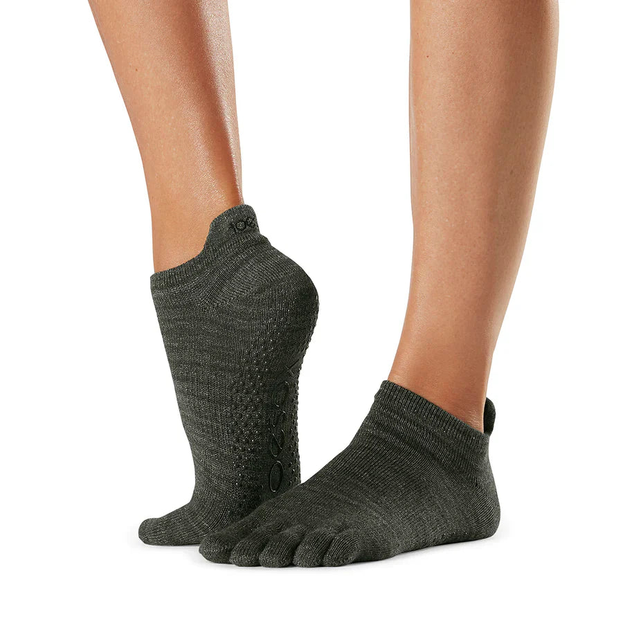 TOESOX Grip Full Toe Low Rise - Jade