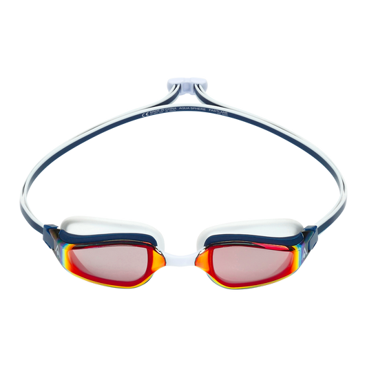 Aqua Sphere Fastlane.A1 - Navy Blue/Red - Red Titanium Mirrored
