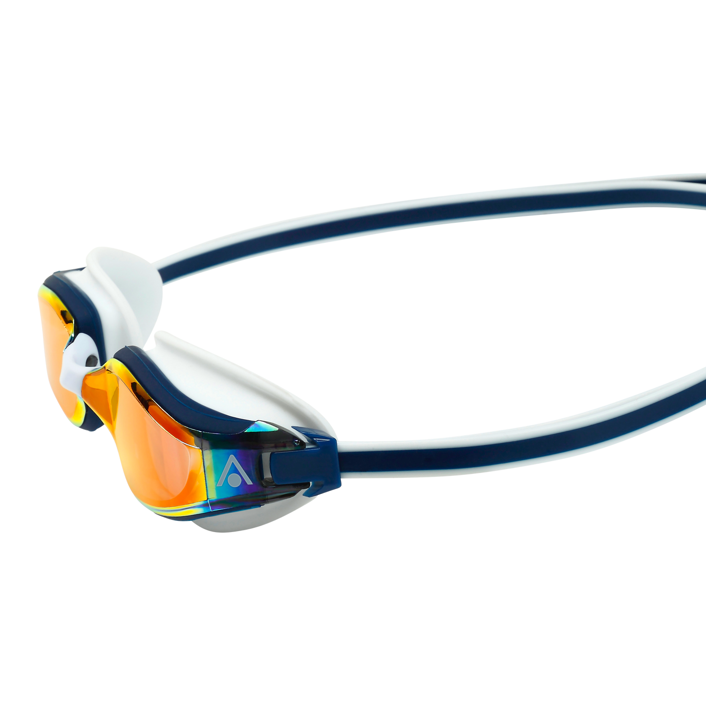 Aqua Sphere Fastlane.A1 - Navy Blue/Red - Red Titanium Mirrored