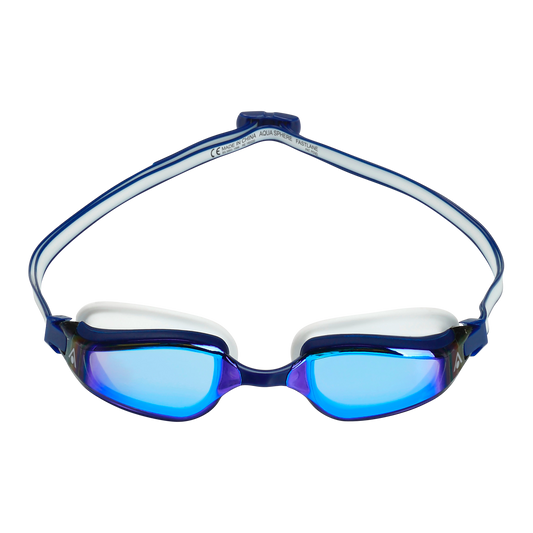 Aqua Sphere Fastlane.A1 - Blue/White - Blue Titanium Mirrored