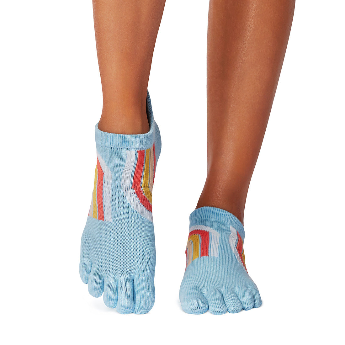 TOESOX Grip Full Toe Low Rise - Vibrancy
