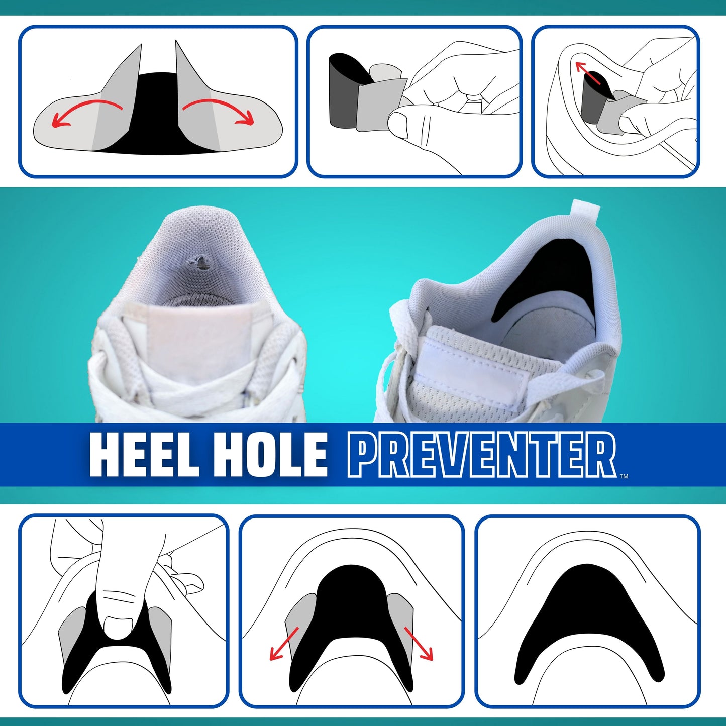 Trainer Armour - Heel Hole Preventer