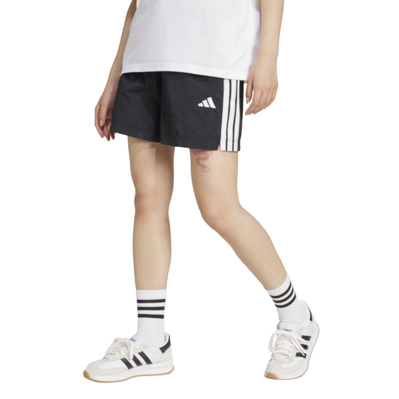 Adidas Womens Essentials 3-Stripes Woven Shorts