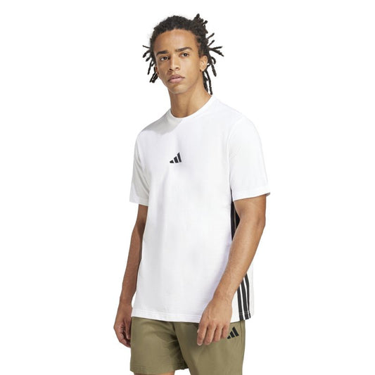 Adidas Mens Essentials 3-Stripe Tee